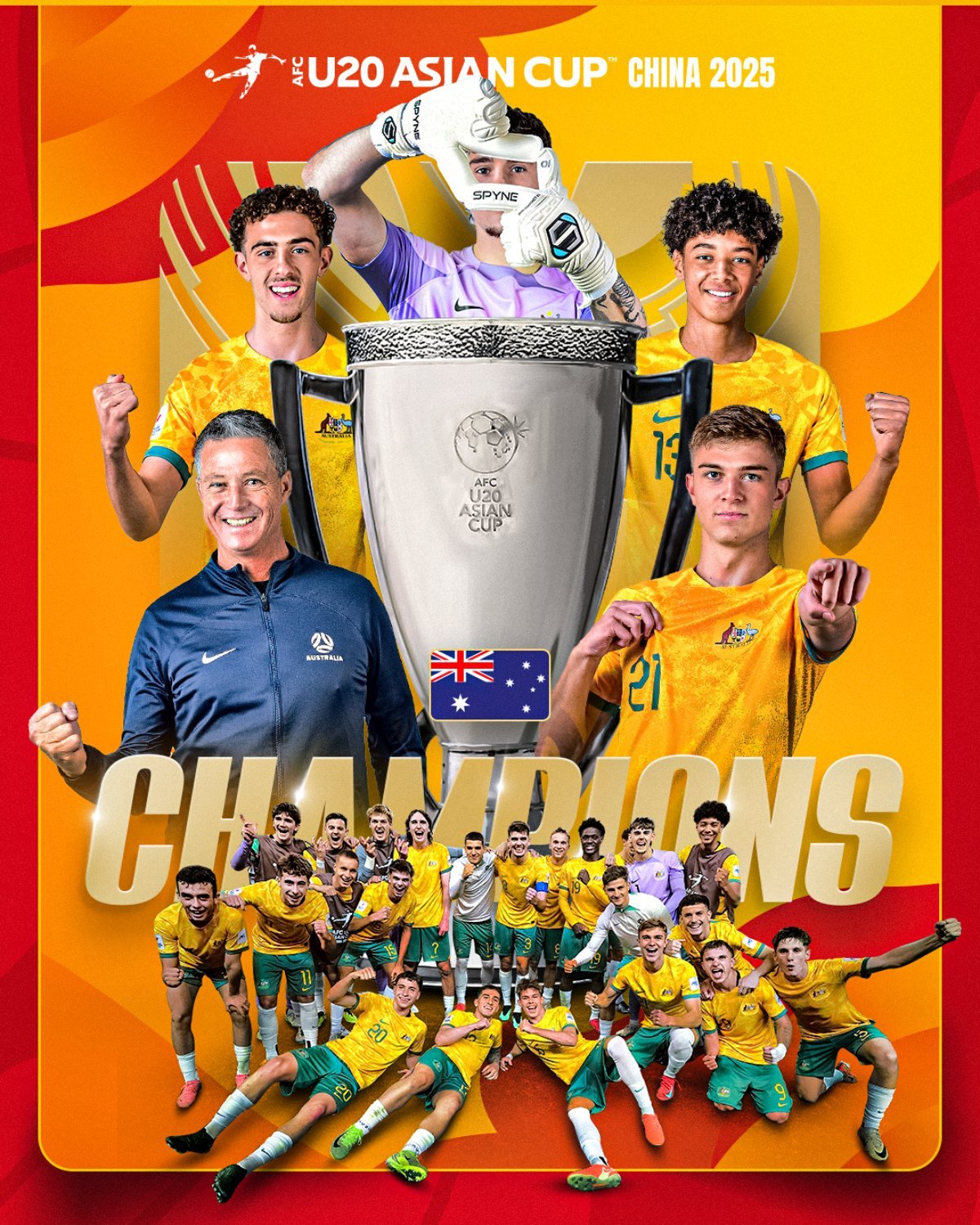 澳大利亚足球队勇夺女足冠军