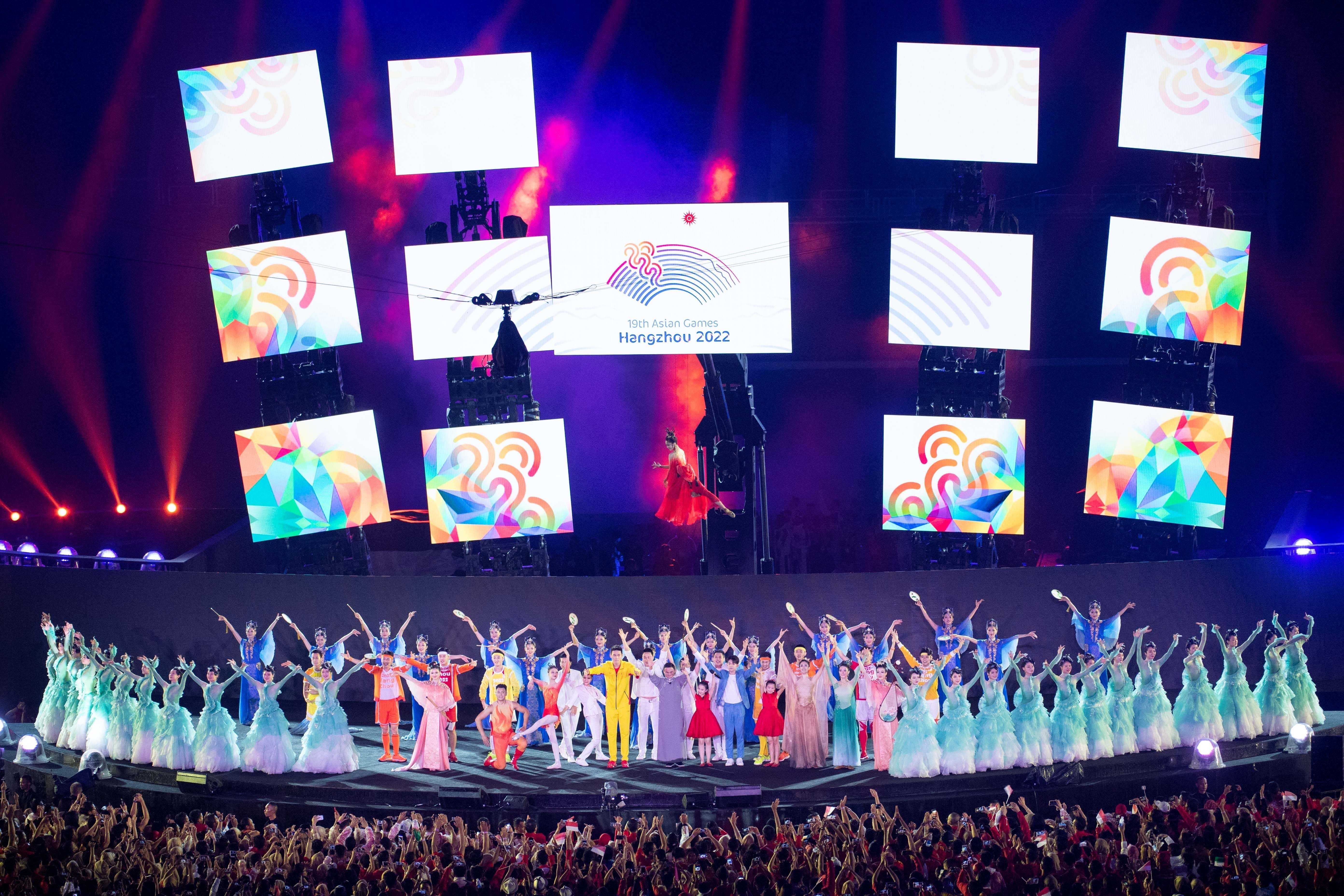 印度尼西亚亚运会开幕式倒计时！印尼正忙着做最后准备。的简单介绍